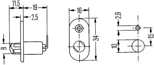 Hella Schalter, Türkontakt 6ZF 004 365-011
