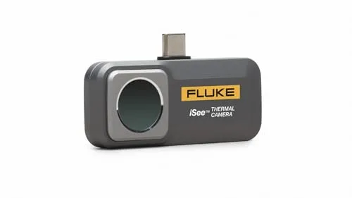 Fluke iSee™ mobile Wärmebildkamera TC01A für Android - Wärmebildkamera mit detailreicher Bildqualität, tragbar und sofort einsatzbereit – ideal für schnelle Temperaturanalysen.