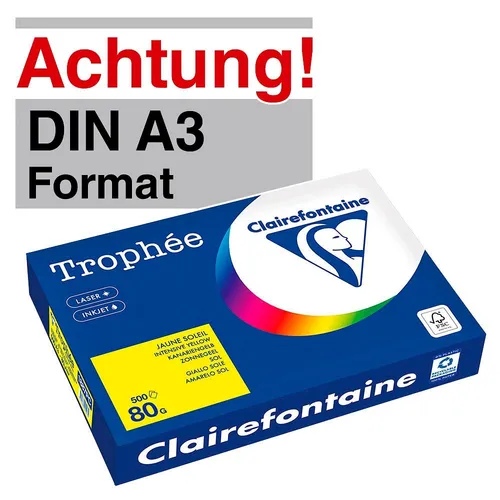 Drucker- & Kopierpapier Gelb von Clairefontaine