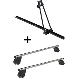 Fahrradträger ORION + Dachträger K1 PRO für Fiat Multipla II (5Türer) - Praktisches Set aus Fahrradträger und Dachträger für Fiat Multipla II (5Türer) ab 04. Leichte Montage, geeignet für alle Fahrräder. Maximale Zuladung von 55 kg für unbeschwerten Transport.