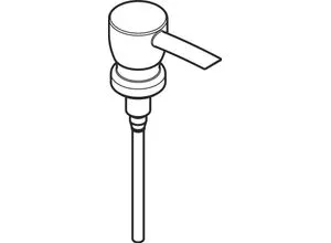 Hansgrohe Pumpe Lotionsspender Hansgrohe Axor brushed 98515820