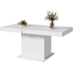 Ausziehbarer Esstisch mit Stauraum