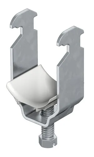 OBO BETTERMANN Rohrschelle Bügelschelle 16-22mm - Hochwertige Befestigungslösung für C-Profilschienen, halogenfrei, aus tauchfeuerverzinktem Stahl, ideal für sichere und langlebige Installationen.