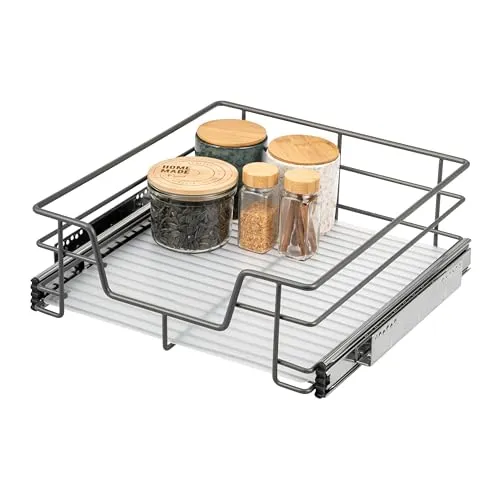 bremermann Teleskopschublade 50 cm - Küchenschubladeneinsätze mit Vollauszug und kugelgelagerten Teleskop-Schienen, ideal zum Nachrüsten in Küche, Bad & Schlafzimmer.