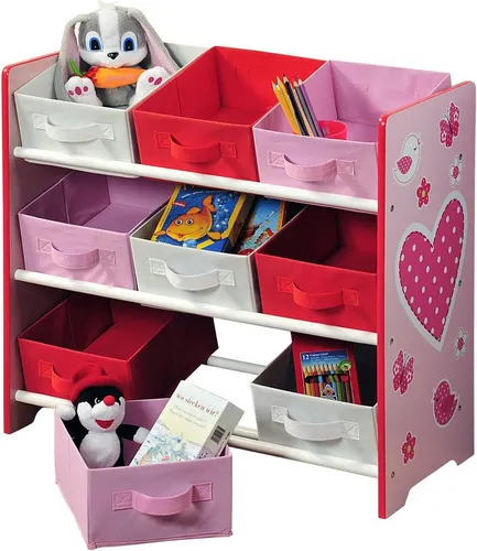 Produktbild KESPER® Regal Aufbewahrungsregal aus Holz, Rosa, 66 x 30 x 59,5 cm