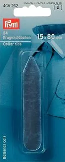Prym 24 Kragenstäbchen KST 15x80mm transparent 405262 von Prym
