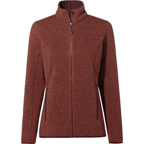 VAUDE Damen Unterjacke Wo Rienza Jacket IV - Funktionsjacke aus 100% recyceltem Polyester, ideal für sportliche Aktivitäten und Alltag, bietet Wärme und Strapazierfähigkeit mit schickem Melange-Look.