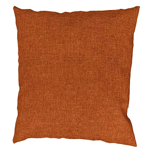 Pillows24 – Palettenkissen – Dekokissen 50x50 | Palettenauflage für Palettensofa | Sitz- und Rückenkissen für Europaletten | Palettenmöbel Indoor & Outdoor, Wasserabweisend | Made in EU | Orange