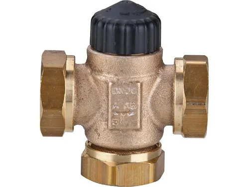 Heimeier Dreiwege-Mischventil DN 20 (3/4'') - Thermostate, flachdichtendes Mischventil für effiziente Heizungsregelung und optimale Temperaturkontrolle.