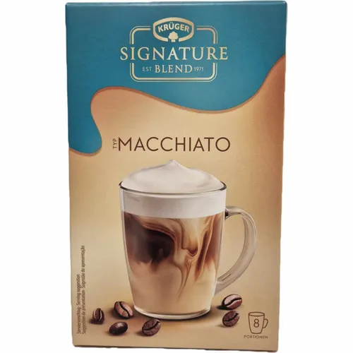 Krüger Signature Blend Macchiato 144g Packung 8 Portionen von Krüger Signature Blend