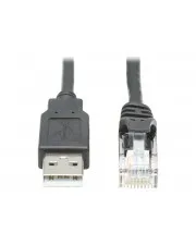 Tripp Lite U009-015-RJ45-X Kabeladapter - USB Kabel und Adapter, ermöglicht die Verbindung von RJ-45 Geräten über USB 2.0 für eine einfache Netzwerkkommunikation.