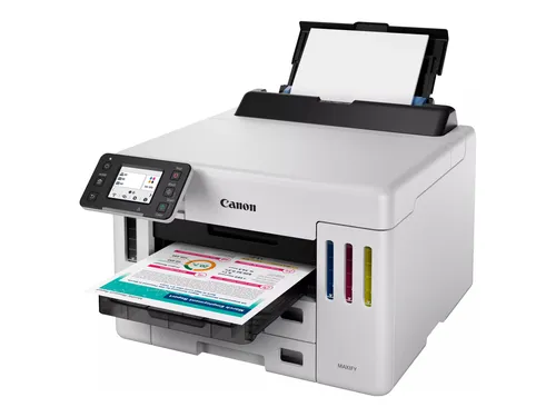 Canon MAXIFY GX5550 MegaTank Tintenstrahldrucker - Effizienter Duplexdrucker mit WLAN, 600 Blatt Kapazität und bis zu 14.000 Seiten pro Tintenfüllung