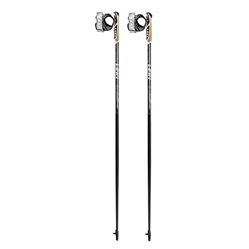 Leki Prime Carbon 120 cm schwarz - Leichte Wanderstöcke - Wanderstöcke aus hochwertigem Carbon, perfekt für anspruchsvolle Wanderungen und Trekkingtouren.