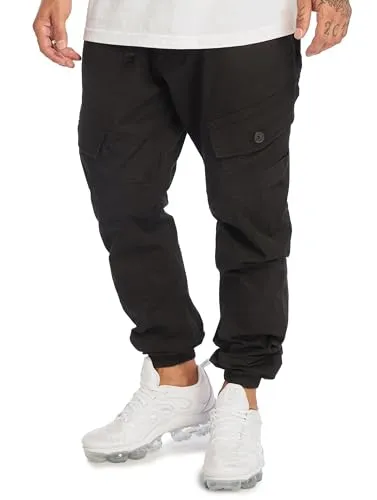 Brandit Ray Vintage Pants - Schwarze Wanderhose in Größe M - Wanderhosen aus leichtem Paper-Touch Material, hoher Tragekomfort durch Elastan, ideal für aktive Sommerabenteuer.