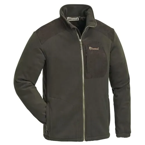 Pinewood Herren Fleecejacke Wildmark Membrane XL - Funktionsjacke mit wind- und wasserdichter Membran, ideal für Outdoor-Aktivitäten. Geräuscharm, mit praktischen Taschen und Antennenöffnung, hält Sie trocken und komfortabel.
