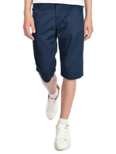BEZLIT Kinder Kurze-Hose Jungen Chino-Shorts Capri-Shorts Bund Verstellbar Kinder-Shorts 30057 Navy 110