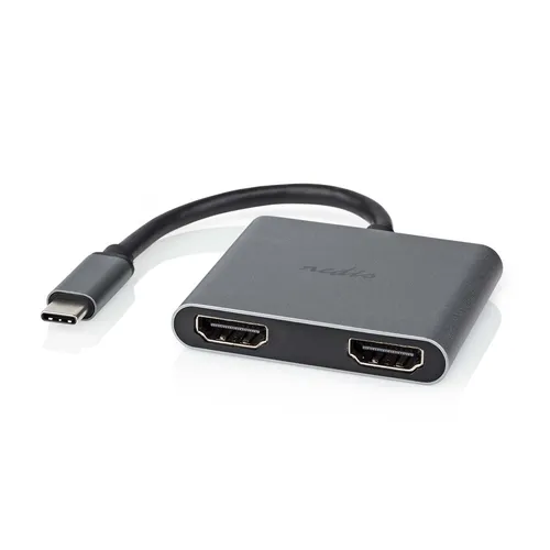 Nedis USB-C™ Adapter 2x HDMI™ | 4K@30Hz - HDMI-Kabel & Videokabel mit 2x HDMI-Ausgängen und 4K@30Hz Auflösung, ideal für beeindruckende Bildqualität und einfache Verbindung von Geräten.