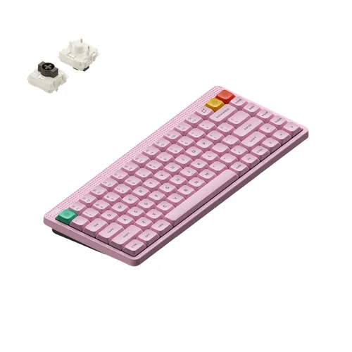 NuPhy Node75 Kabellose Mechanische Tastatur QWERTY in Light Pink