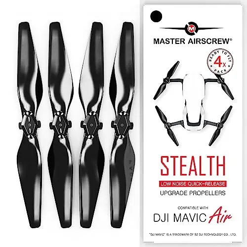 Produktbild Master Airscrew Stealth Propeller für DJI Mavic Air - Schwarz, 4 Stück