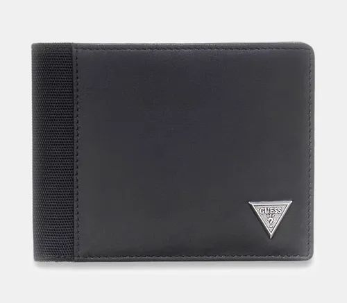 Produktbild GUESS Berna Geldbörse aus Leder| mit RFID-Schutz |5 Kartenfächer|Schwarz, Herren