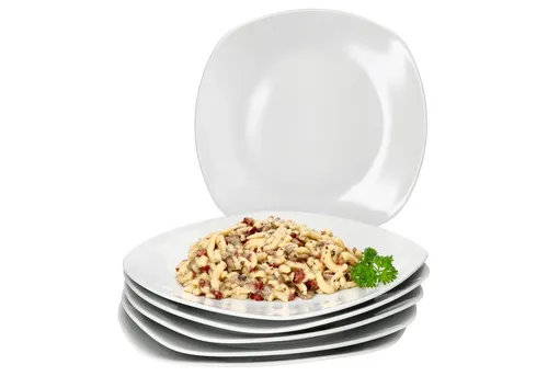 MamboCat Speiseteller 6er Set Lotta – Große Porzellanplatten für 6 Personen - Elegante Speiseteller aus hochwertigem Porzellan, ideal für festliche Anlässe und den täglichen Gebrauch.