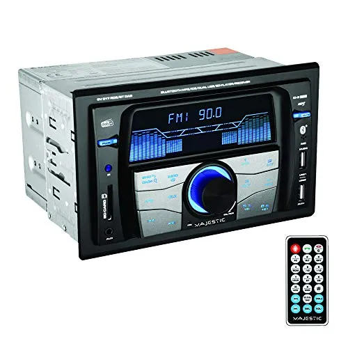 Majestic SV 517 RDS BT DAB Autoradio FM Stereo DAB+ Bluetooth, Doppel-DIN, USB/SD/AUX-IN, USB Charger, 180W(45x4ch), schwarz
