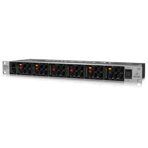 Behringer HA6000 6-Kanal Kopfhörerverstärker mit Klangregelung - Car-HiFi-Endstufen, leistungsstarker 6-Kanal Kopfhörerverstärker mit individueller Klangregelung für bestes Hörerlebnis.