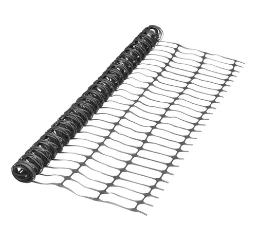 furnicato Warnzaun HDPE 1 x 30 m Schwarz - Vielseitiger Warnzaun für temporäre Absperrungen, ideal für Gartenarbeiten und Baustellen. Aus robustem HDPE gefertigt, bietet er Langlebigkeit und einfache Anbringung auf unregelmäßigen Flächen.