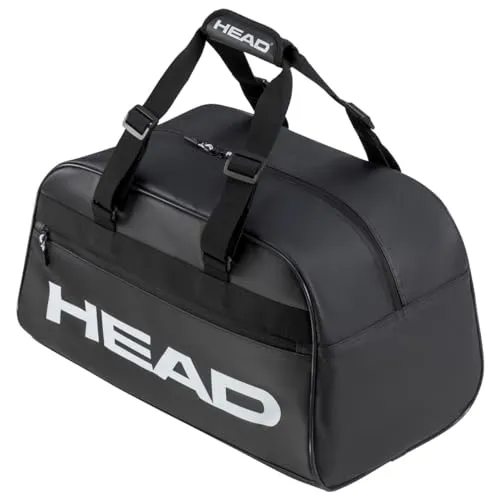 Sporttasche Head Tour Court 40 l schwarz/weiß - Tennisschläger Tasche mit 40 l Volumen, ideal für 1-2 Schläger und Zubehör. Leicht, mit Schuhfach und praktischen Tragegurten für maximalen Komfort.