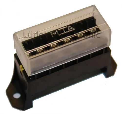 Sicherungshalter 6-fach für 6 KFZ 19mm Flachsicherungen SD-6 MTA 0100560