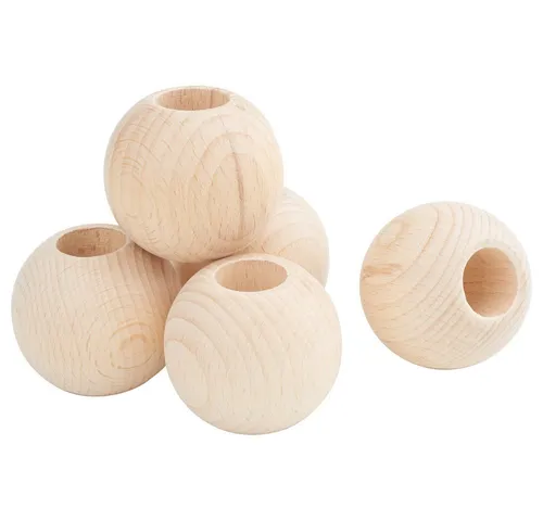 VBS Bastelperlen, (5-tlg), mit großer Bohrung, Ø 50 mm