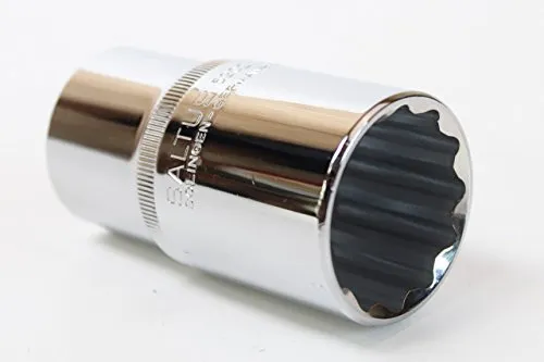 SALTUS 1/2' Steckschlüssel-Einsatz 32 mm Doppelsechskant Nuss CV lang Germany