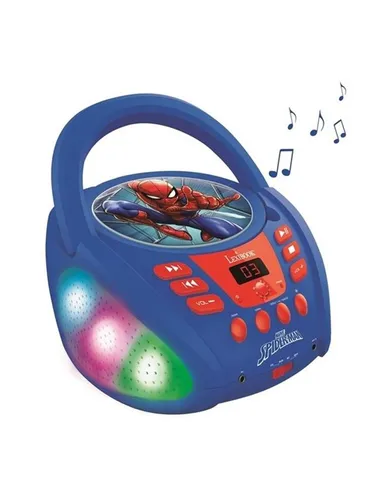 Lexibook Marvel Spider-Man Ghettoblaster - Radios, 6 Watt Leistung für kraftvollen Sound und das perfekte Gadget für Marvel-Fans