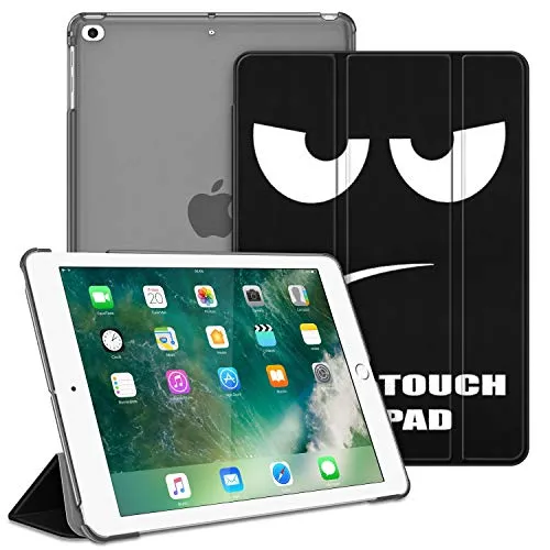 Fintie Hülle für iPad 9.7 Zoll 2018/2017 - Ultradünn Schutzhülle mit transparenter Rückseite Abdeckung Cover mit Auto Schlaf/Wach für 9.7