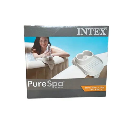 Intex Getränkehalter Pool Becherhalter Getränketablett Zubehör PureSPA beige NEU