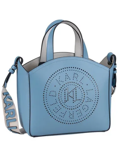 Karl Lagerfeld K/Circle Small Handtasche - Damen - Blau A1W30058-2HL - Elegante Handtasche aus feinem Rindsleder mit stilvollem Design. Ideal für den täglichen Gebrauch und ein echter Blickfang.