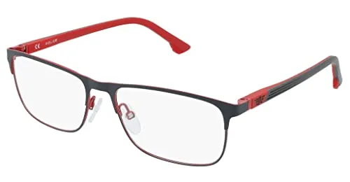 Police Boys' sunglasses, Matt full red with coloured parts, 53