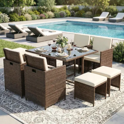 Swing&Harmonie Vegas Polyrattan Sitzgruppe