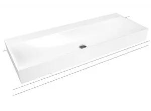 Kaldewei SILENIO Aufsatzwaschtisch 3049 1200x460x120 mm von KALDEWEI