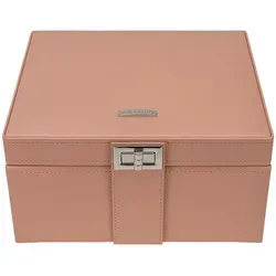 Windrose Marvella Schmuckkasten 21 cm orange - Schmuckaufbewahrung mit stilvollem Design, ideal für die sichere und elegante Aufbewahrung Ihrer Lieblingsschmücke.
