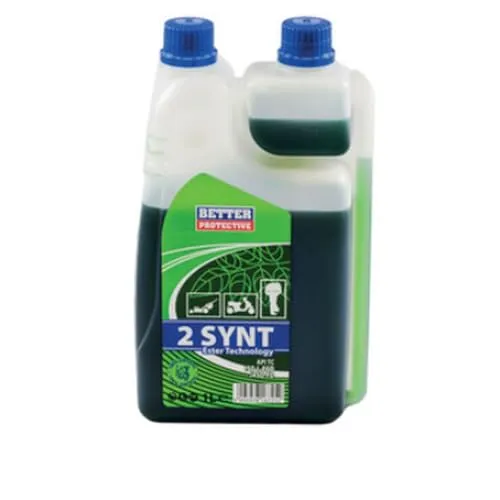 Öl für Mischung, 2-Takt, 100 % synthetisch, besser 2 Synt, 1 l mit Dosierer