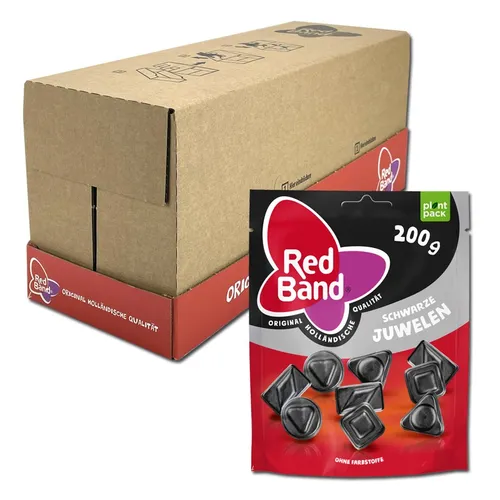  Red Band Schwarze Juwelen Lakritz 11 Beutel je 200g 6,93€/1kg