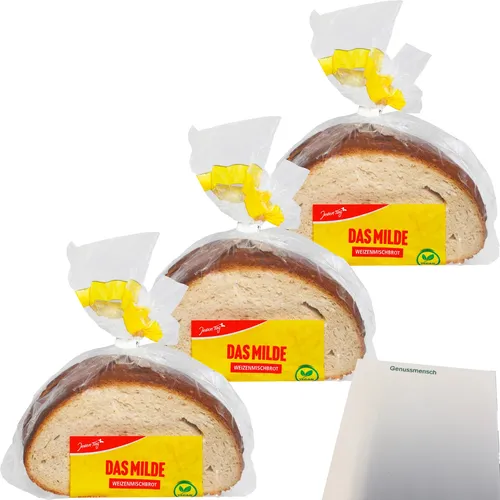 Jeden Tag Weizenmischbrot 3er Pack 3x500g Packung usy Block