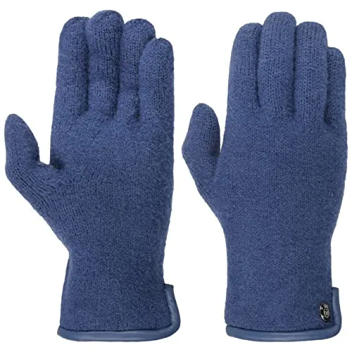 ROECKL Damenhandschuhe aus Schurwolle, blau, Größe 7.5 von Roeckl