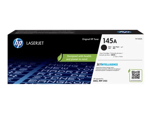 HP W1450A HP145A LJ Cartridge Schwarz - Toner für gestochen scharfe Drucke, perfekt für Büro und Home Office.