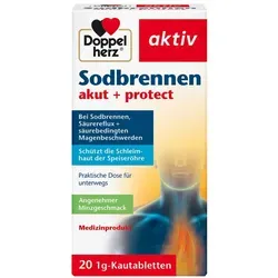 Doppelherz Sodbrennen Akut+protect Kautabletten von Queisser Pharma