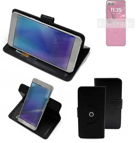 360° Schutzhülle für Motorola Razr 60 Ultra Wallet Case Universal schwarz Kun