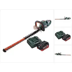 Metabo HS 18 LTX BL 75 Akku Heckenschere 18 V - Heckenschere mit 75 cm Klingenlänge, leistungsstark und kabellos – ideal für präzises Schneiden im Garten.