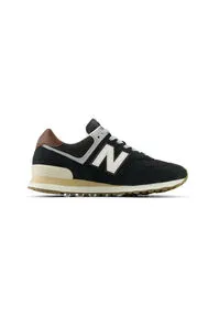 New Balance U574 8SB Herren Sneaker in Braun und Dunkel-Silber - Modischer Herren Sneaker in Größe 44 EU, aus hochwertigem Leder und Textil, ideal für den Alltag und sportliche Aktivitäten.