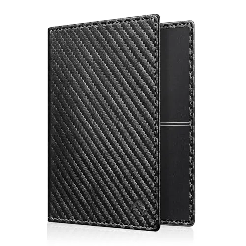 FINTIE KFZ Fahrzeugschein Schutzhülle - Ultradünn & Leicht - Hochwertige Kunstleder-Hülle für Fahrzeugschein, Führerschein und Karten. Mit 3 Fächern für sicheren Schutz und einfachen Zugriff. Ideal als Geschenk!